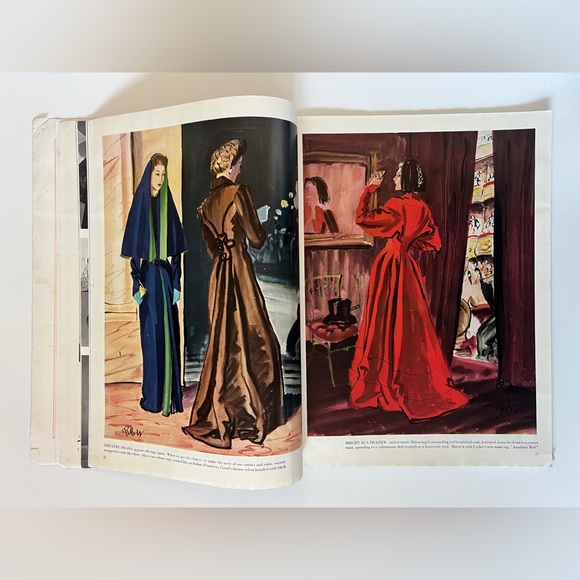 Vintage Vogue Magazine January 1940 New Year Number (No Pattern Book) - Picture 12 of 15